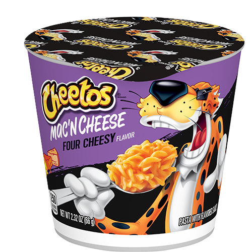 Cheetos mac n cheese four cheesy cup cheetos